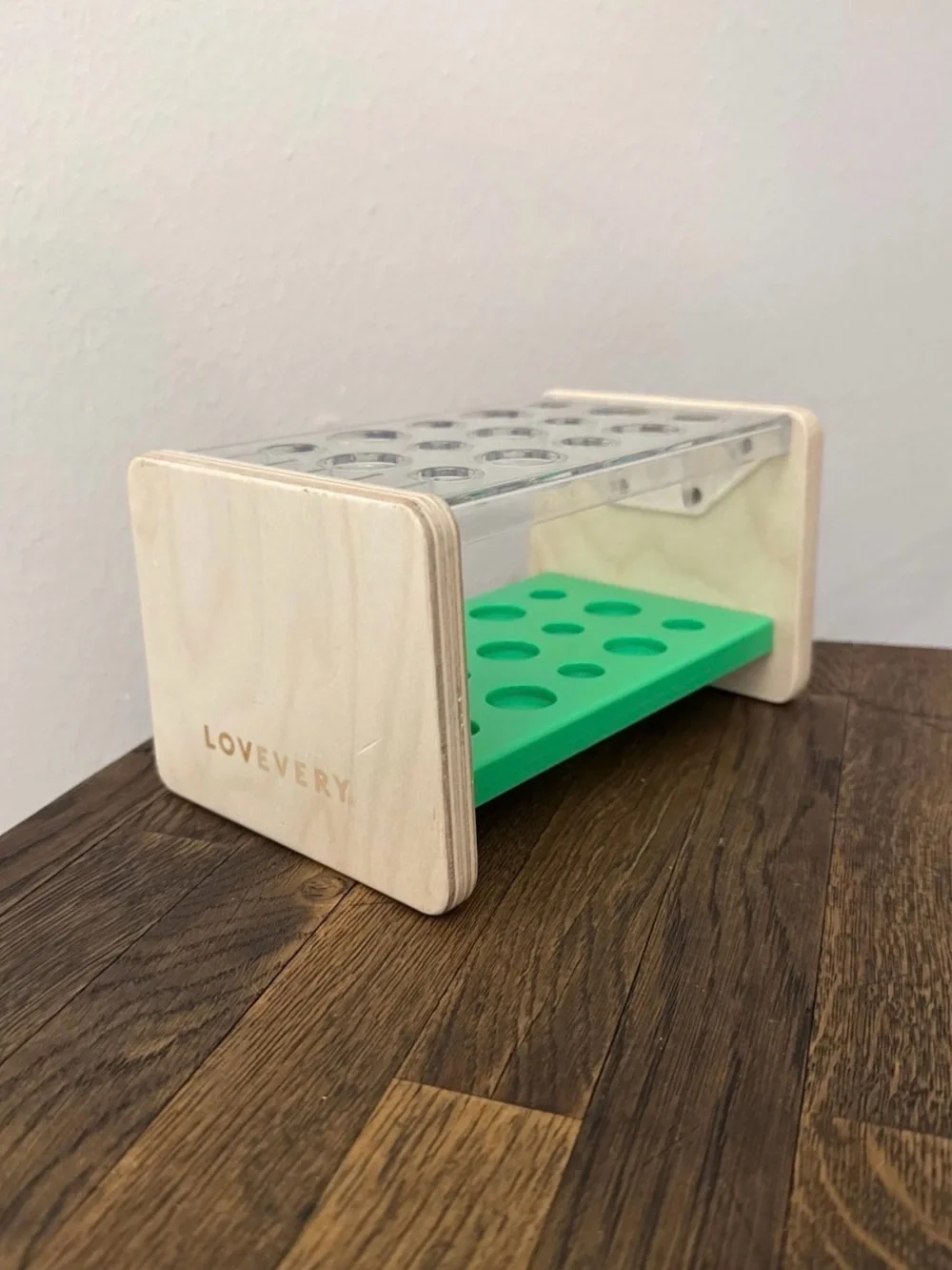 Lovevery The Companion Green Posting Peg Replacement Wooden Organizer NO PEGS